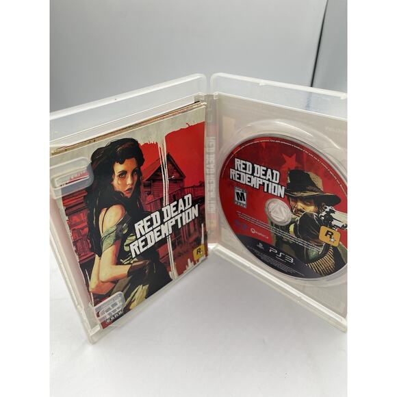 Red Dead Redemption PS3 PlayStation 3 Complete CIB with Map - Picture 3 of 10